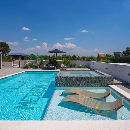 Luxury Meden Dol With Heated Pool, Hot-tub, 2 Saunas * Skradin